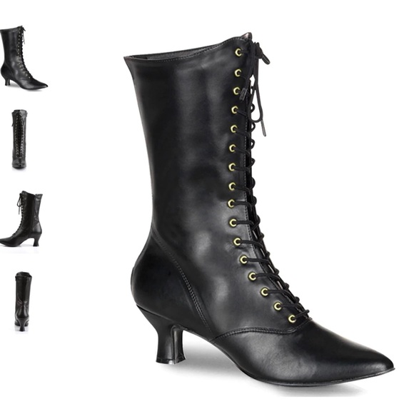 Pinup Couture Shoes - Pinup Couture Victorian Style Boots
